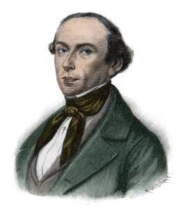 Portrait de Gottfried Ludolf Camphausen (1803-1890) homme politique prussien, Premier ministre de Prusse