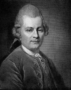 Portrait de Gotthold Ephraim Lessing (1729 - 1781) écrivain et dramaturge allemand - Unknown artist