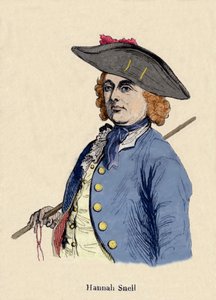 Portrait de Hannah Snell (1723-1792), femme soldat, qui a pris le rôle d