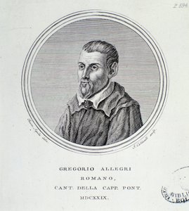 Portrait du compositeur italien Gregorio Allegri (1582-1652) - Unknown artist