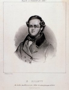 Portrait de Jacques Fromental Halévy (gravure)