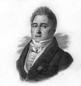 Portrait de Jacques Laffitte (1767-1844), banquier et homme politique français, gravure du 19ème siècle