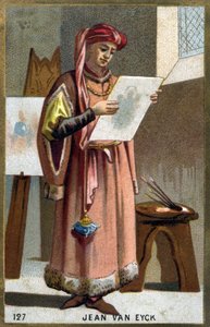 Portrait de Jan Van Eyck (1390 -1441) peintre flamand - Unknown artist