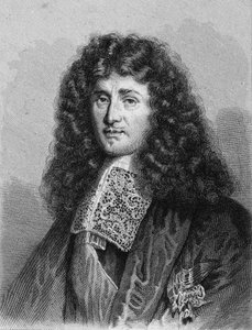 Portrait de Jean-Baptiste Colbert (1619-1683), homme politique français - dans « Histoire des Français » par Lavallée, gravure, sd - Unknown artist