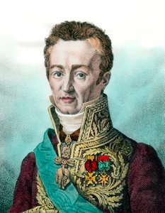 Portrait de Jean-Baptiste, Comte de Villèle (1773-1854) Homme politique français Gravure du 19ème siècle - Unknown artist