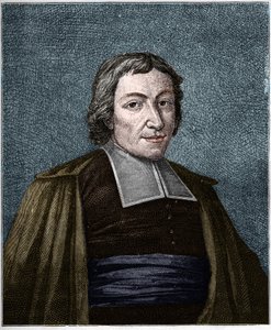 Portrait de Jean-Baptiste de La Salle (1651-1719) religieux français, fondateur de la congrégation des Frères des Écoles chrétiennes. Gravure du XIXe siècle. - Unknown artist