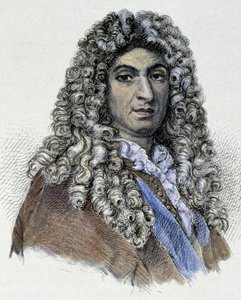 Portrait de Jean Baptiste Lully (Giovanni Battista Lulli) (1632-1687) - gravure - Unknown artist