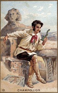 Portrait de Jean-François Champollion, dit le Jeune (1790 - 1832) égyptologue français - Unknown artist