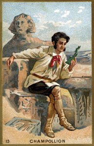 Portrait de Jean François Champollion, dit le Jeune (1790 - 1832) égyptologue français - Unknown artist