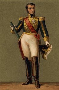 Portrait de Jean Lannes, Duc de Montebello (1769-1809) Maréchal de France. Chromolithographie du 19ème siècle - Unknown artist