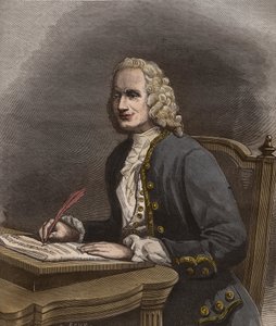 Portrait de Jean Philippe Rameau (1683-1764) - Portrait de Jean-Philippe (Jean Philippe) Rameau (1683-1764), compositeur français - gravure dans « La musique populaire » journal hebdomadaire illustré - 1882 - Unknown artist