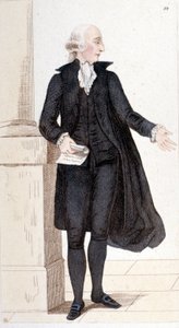 Portrait de Jean Sylvain BAILLY (1736-1793), écrivain, astronome et homme politique élu à l