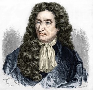 Portrait de Jean de La Fontaine (1621-1695), poète français