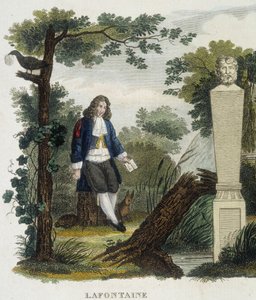 Portrait de Jean de la Fontaine (gravure) - Unknown artist