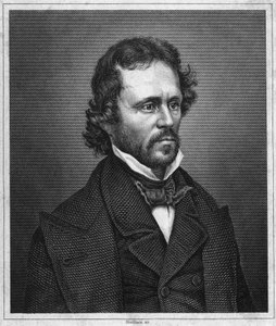 Portrait de John Charles Fremont. (1813-1890). Officier et explorateur américain.