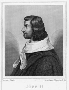 Portrait de Jean II le Bon (1319 - 1364), roi de France - dans « Histoire des Français » par Lavallée, gravure - Unknown artist