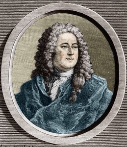 Portrait de John Law (1671 - 1729), financier écossais qui a causé la faillite en 1720 (Événement de la rue Quincampoix) - Unknown artist