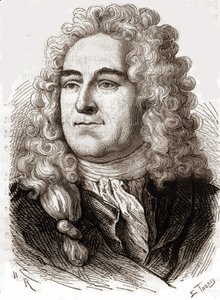 Portrait de John Law (1671 - 1729), financier écossais qui a causé la faillite en 1720 (Événement de la rue Quincampoix) - Unknown artist