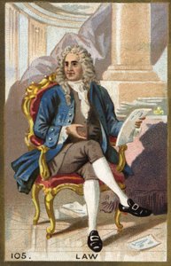 Portrait de John Law (1671-1729), financier écossais - Unknown artist