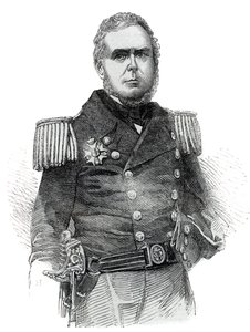 Portrait de John Pascoe Grenfell (1800-1869) officier de marine et diplomate de l