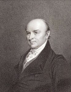 Portrait de John Quincy Adams (1767 - 1848), fils du Président John Adams et Président des États-Unis (1825 - 1829). Gravure sd. 19e siècle. - Unknown artist