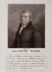 Portrait de Joseph Weigl (gravure)