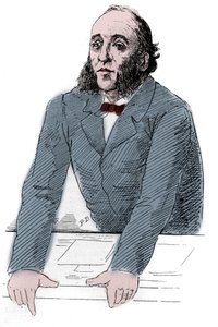 Portrait de Jules Ferry (1832-1893), homme politique français. Gravure dans "Le Monde Illustré" - Unknown artist