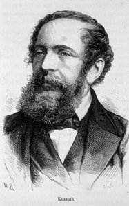 Portrait de Lajos Kossuth (1802-1894), homme politique hongrois - Unknown artist