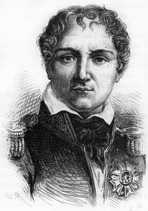 Portrait de Laurent Gouvion Saint Cyr (1764 - 1830). Gravure de la fin du 19ème siècle dans "Histoire de France" par H. Martin