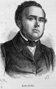 Portrait de Ledru Rollin (Ledru-Rollin), homme politique français (1807 - 1874) - Unknown artist