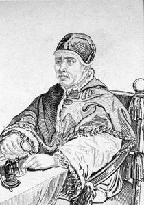 Portrait de Léon X (Jean de Médicis) (1475 - 1521), 215e pape (1513 - 1521)