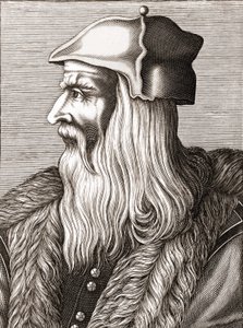 Portrait de Léonard de Vinci (1452 - 1519). - Unknown artist