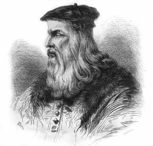 Portrait de Léonard de Vinci (1452 - 1519). - Unknown artist