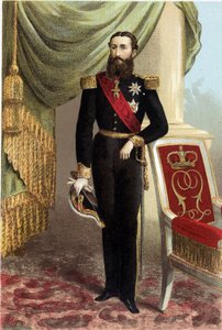 Portrait de Léopold II, roi des Belges