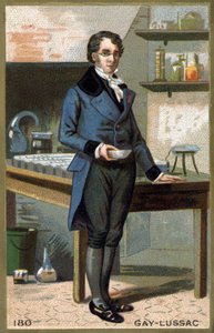 Portrait de Louis-Joseph Gay-Lussac (Louis Joseph Gay Lussac) (1778 - 1850), physicien et chimiste français. Chromolithographie du 19e siècle - Unknown artist
