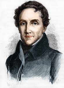 Portrait de Louis-Mathieu Molé - Portrait de Louis Mathieu, comte de Molé (1781 - 1855), homme politique français - dans "L