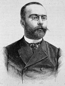 Portrait de Louis Barthou (1862 - 1934). Gravure de la fin du 19ème siècle dans « Histoire de France » de H. Martin. - Unknown artist