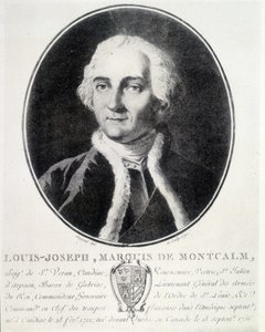 Portrait de Louis Joseph, marquis de Montcalm (1712-1759), militaire français - Unknown artist