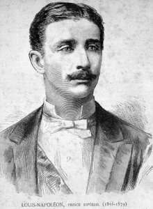 Portrait de Louis Napoléon, Prince Impérial (1856 - 1879) (fils de Napoléon III) - dans "Les Contemporains", n.d. fin 19ème siècle - Unknown artist