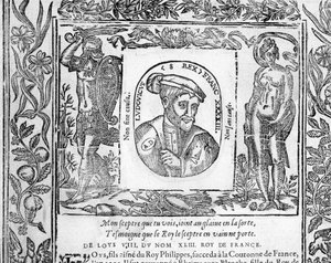 Portrait de Louis VIII Le Lion, Roi de France de 1223 à 1226 - Unknown artist