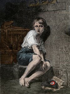 Portrait de Louis XVII (1785-1795) à la prison du Temple, Paris - Unknown artist