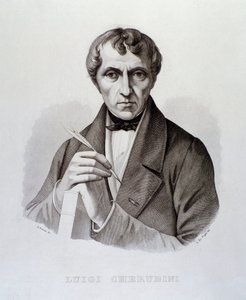 Portrait de Luigi Cherubini (gravure) - Unknown artist