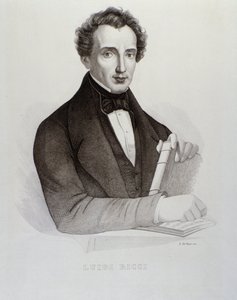 Portrait de Luigi Ricci (gravure) - Unknown artist