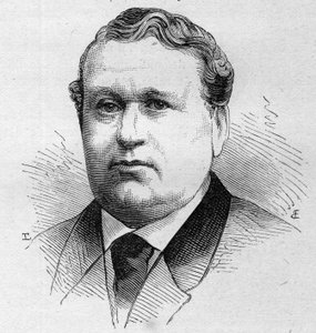 Portrait de M. Thiron, comédien français, membre de la Comédie-Française de 1852 à 1889. Gravure dans « Le Monde Illustré » n°1168 du 16 août 1879 - Unknown artist