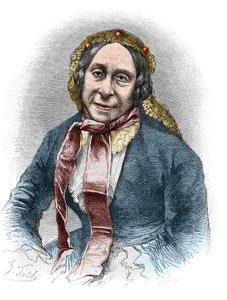 Portrait de Madame Desbordes Valmore (Marceline Félicité Joséphine Desbordes-Valmore) - Unknown artist