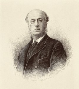 Portrait de Manuel Silvela y la Vielleuze (1830-1892), homme politique espagnol. Madrid. Bibliothèque nationale. Gravure. - Unknown artist