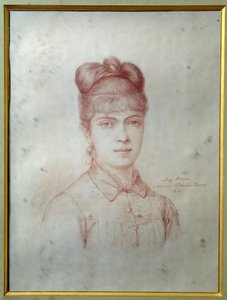 Portrait de Marie Alexandrine Henriette Dumas Davy de la Pailleterie dite Colette (1860-1907), fille d