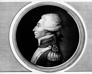 Portrait de Marie Gilbert Mottier, marquis de La Fayette - Unknown artist