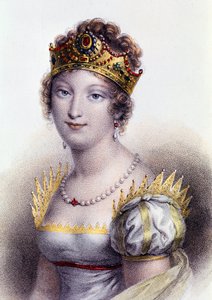 Portrait de Marie Louise, duchesse de Parme, impératrice consort des Français (gravure) - Unknown artist