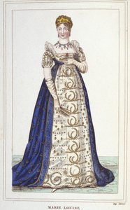 Portrait de Marie Louise de Habsbourg Lorraine. Impératrice des Français (Vienne) - Unknown artist